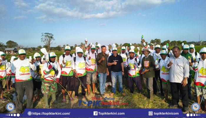 Dinas Pertanian Jeneponto Lakukan Pengendalian Hama Tanaman Padi di Desa Paitana