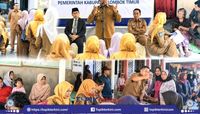 Antusias Masyarakat Tinggi, Bupati Haerul Warisin: Berkat Kekompakan, Lombok Timur Raih Posisi Teratas Nasional Perlinsos