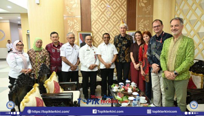 Gubernur Anwar Hafid Sambut Dubes Jerman di Palu, Siga Jadi Simbol Kehormatan Tamu Agung