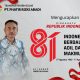 Direktur PT. Fhatir Rezki Abadi Mengucapkan Dirgahayu Republik Indonesia Ke-81