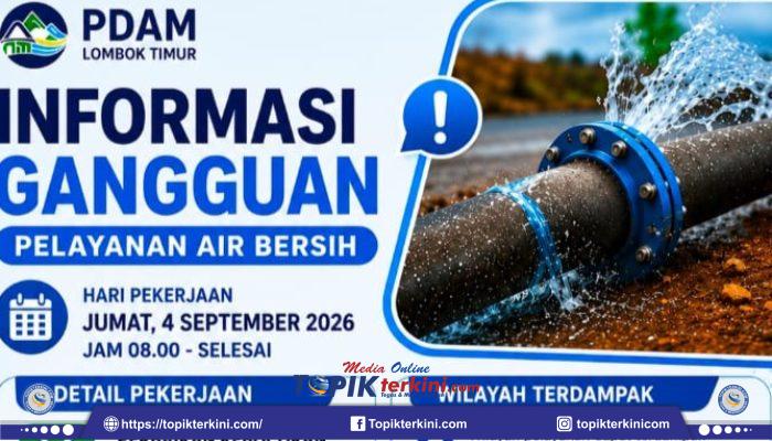 Direktur Teknik PDAM Lombok Timur Dedy: Perbaikan Kebocoran Pipa Transmisi 10 Inci Dilakukan di Rempung