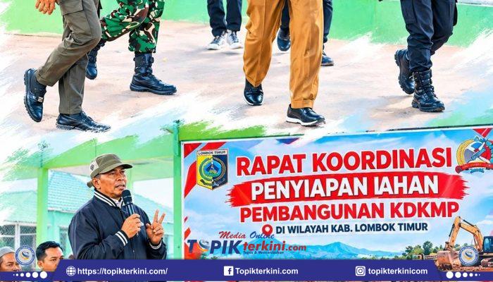 127 Gerai KDKMP di Lombok Timur Belum Dibangun, Bupati Minta Desa Segera Cari Solusi Lahan