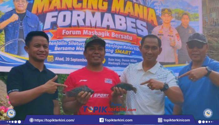 Jalin Silaturahmi! Kapolres Lombok Timur AKBP Ariakta Gagah Bersama Dandim 1615 Ikuti Lomba Mancing FORMABES