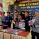 Polresta Kendari Bongkar 8 Kasus Kejahatan, Curanmor Mendominasi dan Senpi Ilegal Berhasil Diungkap