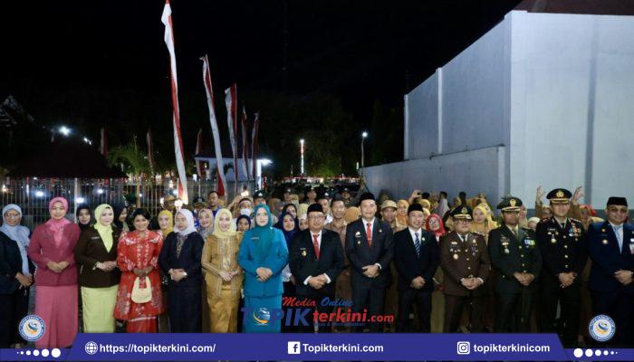 Barisan Obor Semarakkan HUT ke-81 RI di Takalar, Kobarkan Semangat Perjuangan dan Nasionalisme