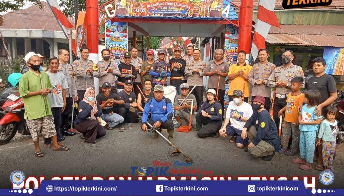 Polsek Banjarmasin Tengah Gelar Jumat Bersih di Kampung Tertib Lalu Lintas, Perkuat Sinergi Jaga Lingkungan dan Kamtibmas
