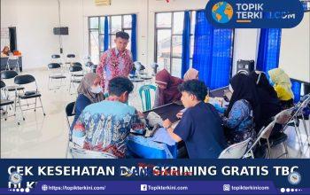 Gandeng Puskesmas Teluk Tiram, Kelurahan Telawang Gelar Skrining TBC dan Cek Kesehatan Gratis