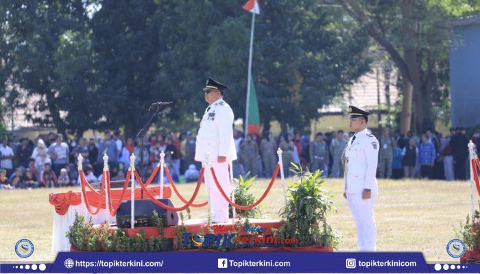 Bupati Daeng Manye Pimpin Upacara Detik-Detik Proklamasi HUT ke-81 RI di Takalar