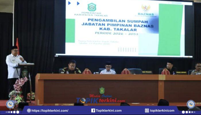 Lima Pimpinan BAZNAS Takalar Periode 2026–2031 Dilantik, Daeng Manye Tekankan Pengelolaan Zakat Profesional