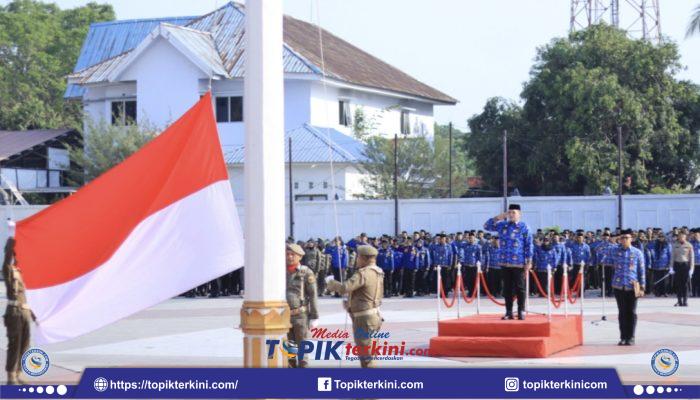 Pimpin Upacara Hari Kesadaran Nasional, Sekda Takalar Tekankan Integritas ASN dan Pelayanan Publik