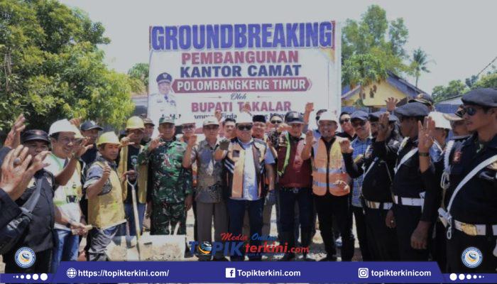 Daeng Manye Groundbreaking Kantor Camat Poltim, Perkuat Pelayanan Publik